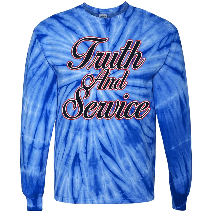 Truth And Service Gift Tie-Dye Long Sleeve Shirt