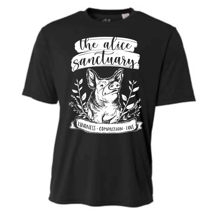 The Alice Sanctuary Kindness Compassion Love Cooling Performance Crew T-Shirt