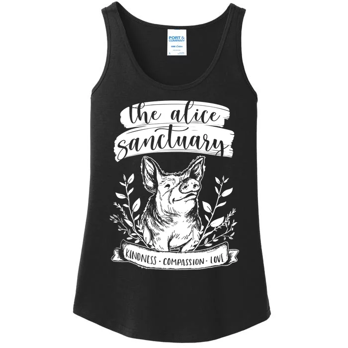 The Alice Sanctuary Kindness Compassion Love Ladies Essential Tank