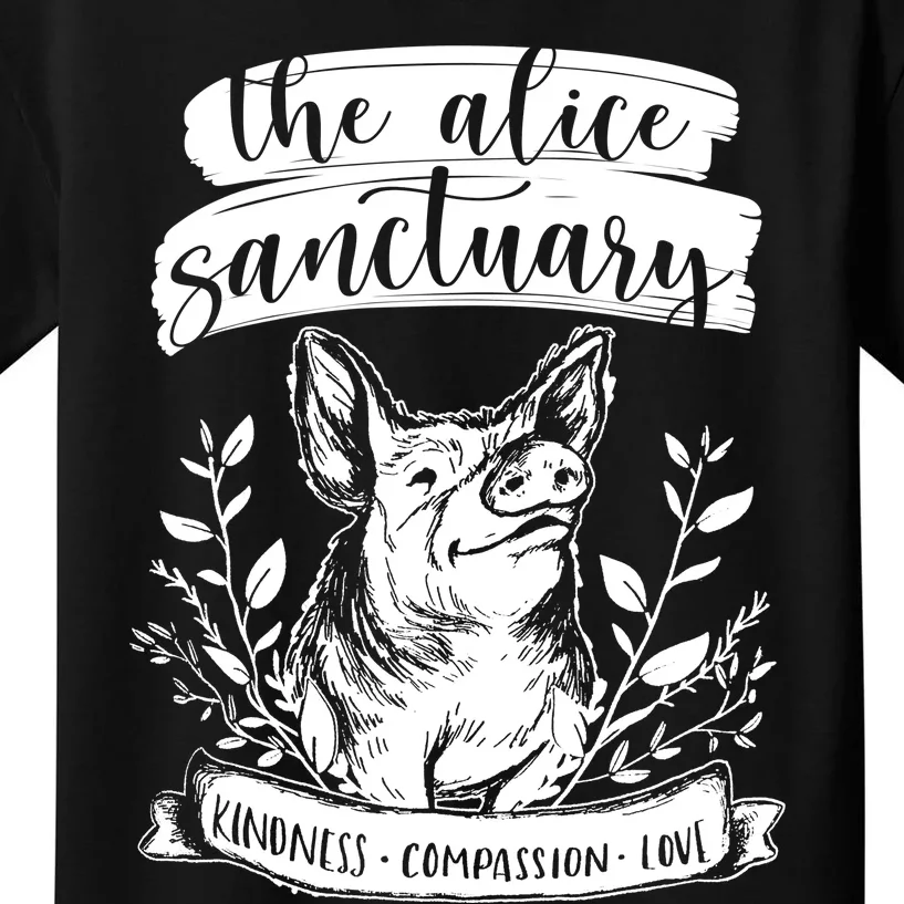 The Alice Sanctuary Kindness Compassion Love Kids T-Shirt