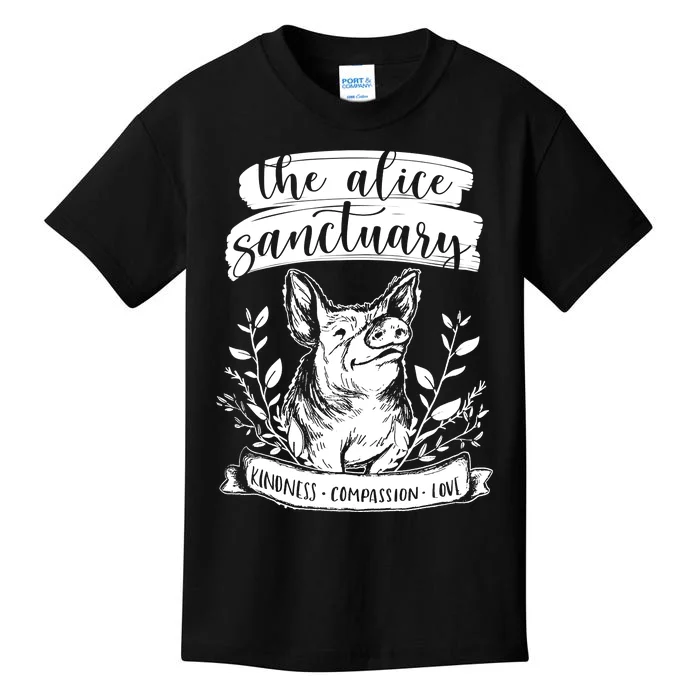 The Alice Sanctuary Kindness Compassion Love Kids T-Shirt