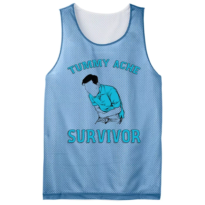 Tummy Ache Survivor Mesh Reversible Basketball Jersey Tank