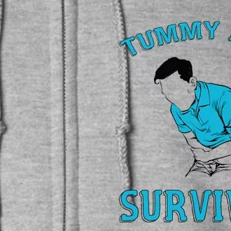 Tummy Ache Survivor Full Zip Hoodie