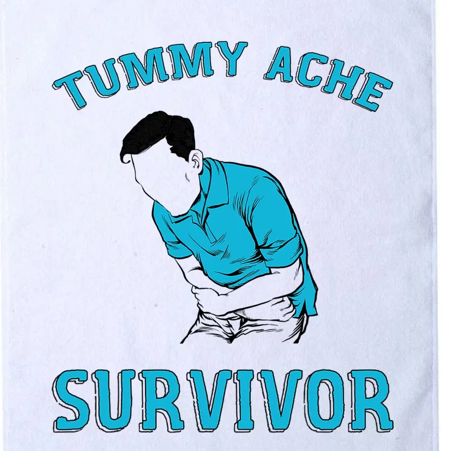 Tummy Ache Survivor Platinum Collection Golf Towel