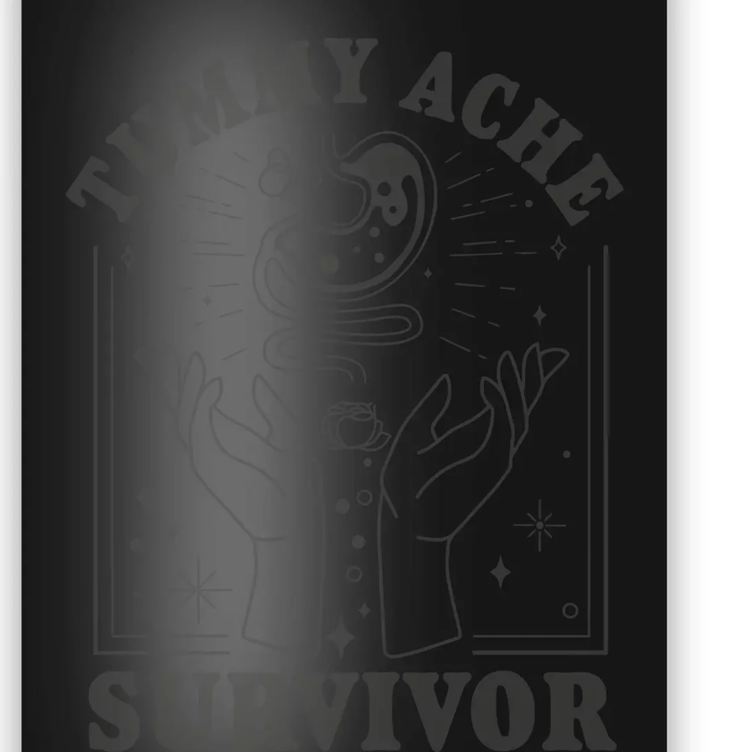 Tummy Ache Survivor Cute Retro Tummy AcheTummy Ache Poster