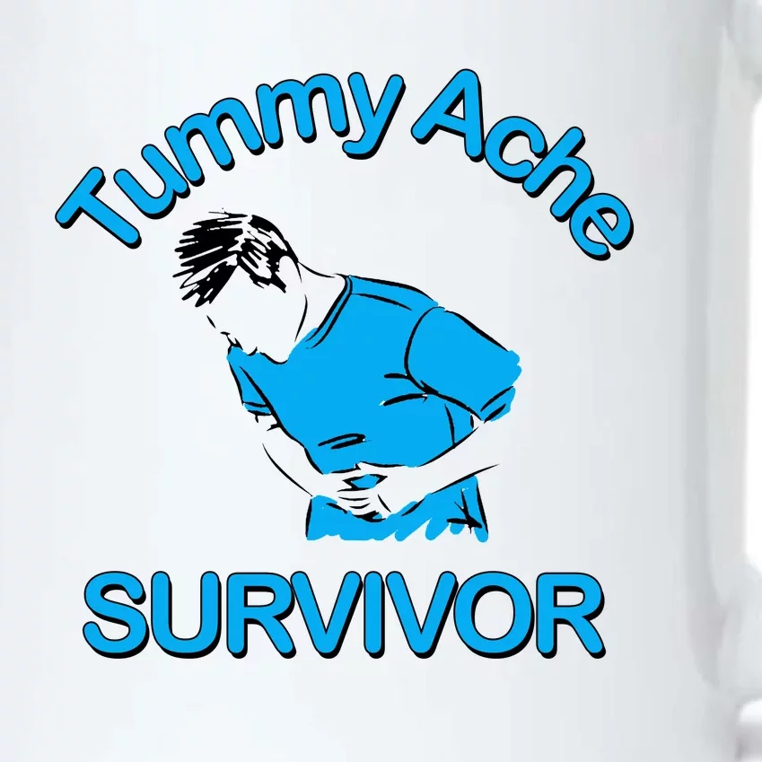 Tummy Ache Survivor Black Color Changing Mug