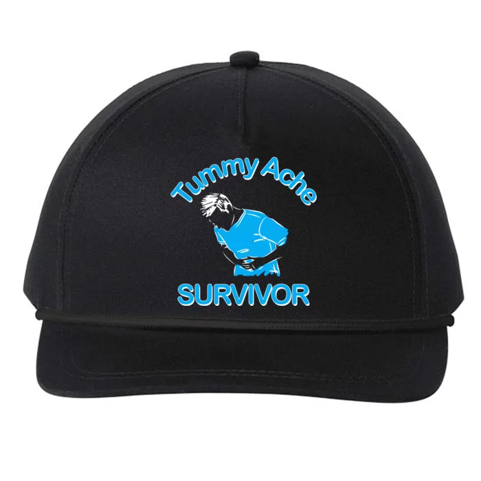 Tummy Ache Survivor Snapback Five-Panel Rope Hat