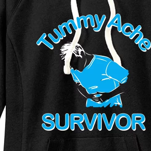 Tummy Ache Survivor Women's Fleece Hoodie