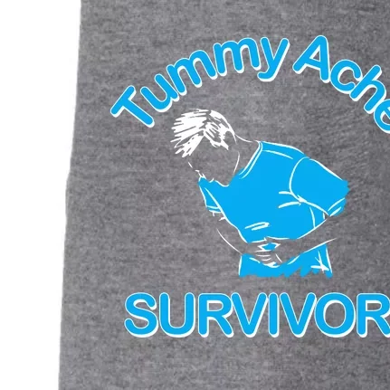 Tummy Ache Survivor Doggie 3-End Fleece Hoodie