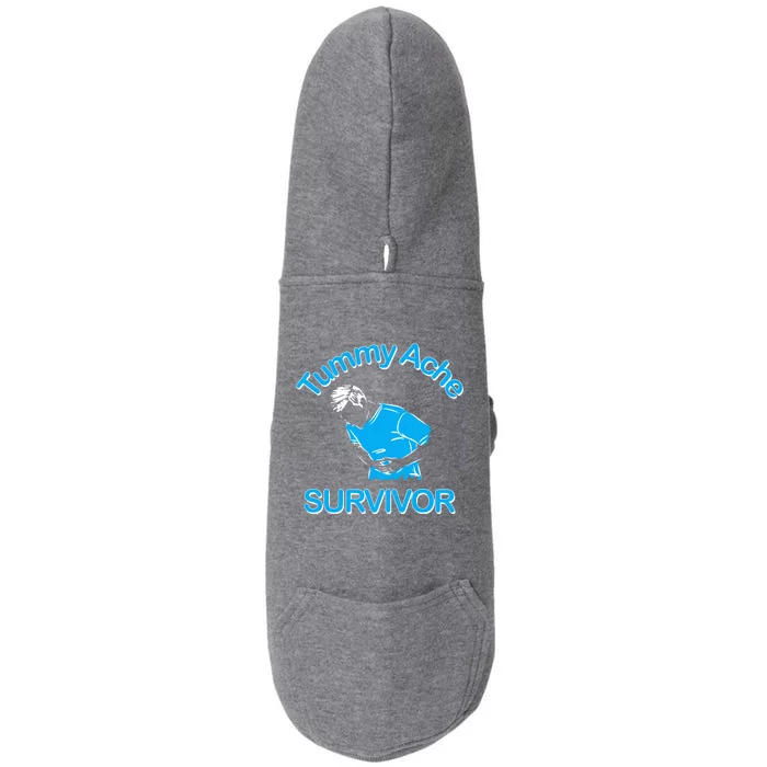 Tummy Ache Survivor Doggie 3-End Fleece Hoodie