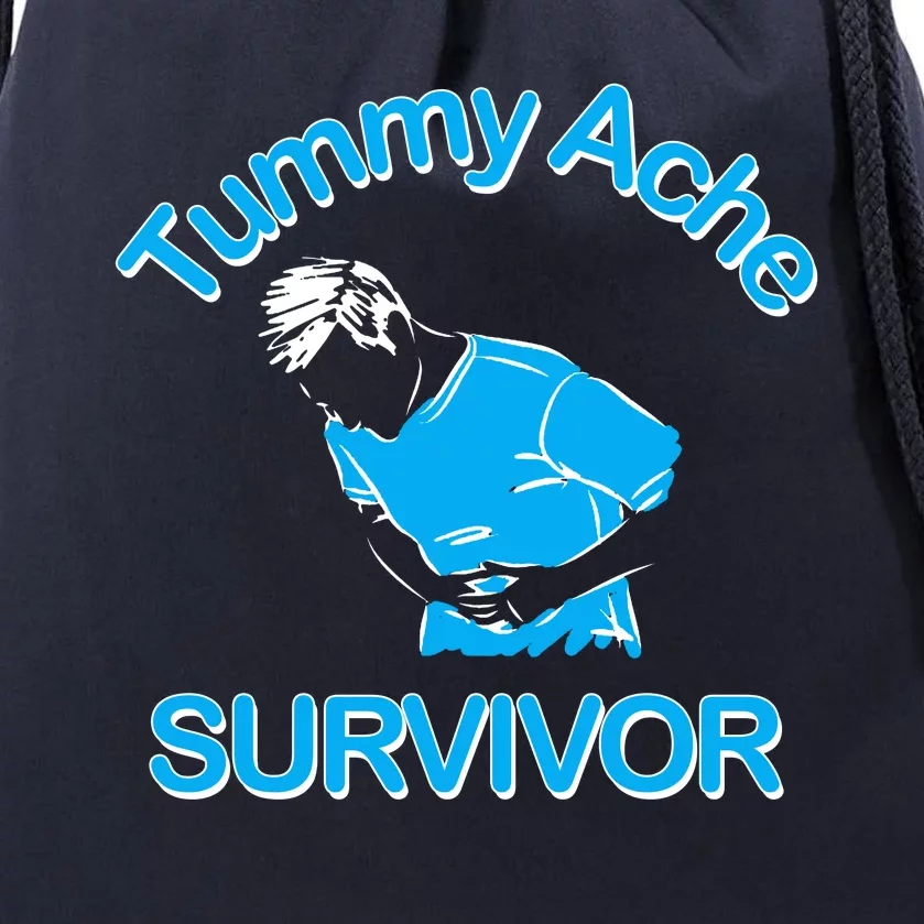 Tummy Ache Survivor Drawstring Bag