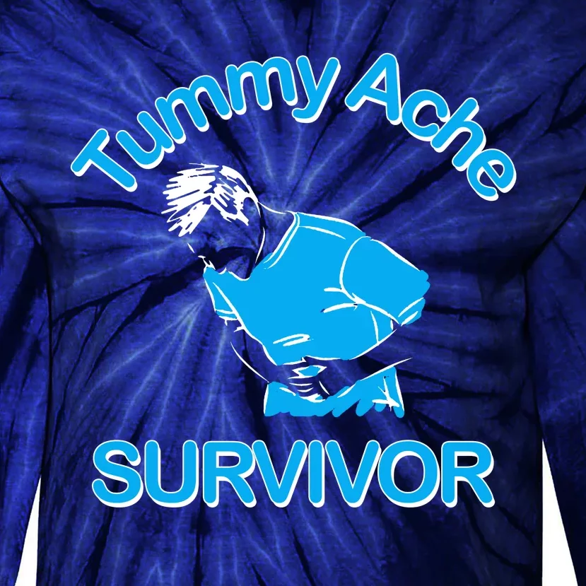 Tummy Ache Survivor Tie-Dye Long Sleeve Shirt