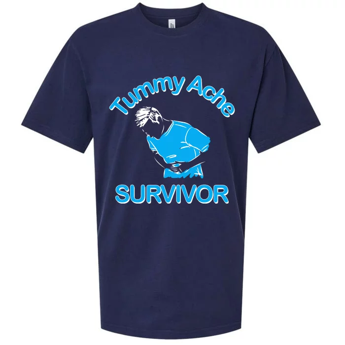 Tummy Ache Survivor Sueded Cloud Jersey T-Shirt