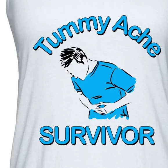 Tummy Ache Survivor Ladies Essential Flowy Tank