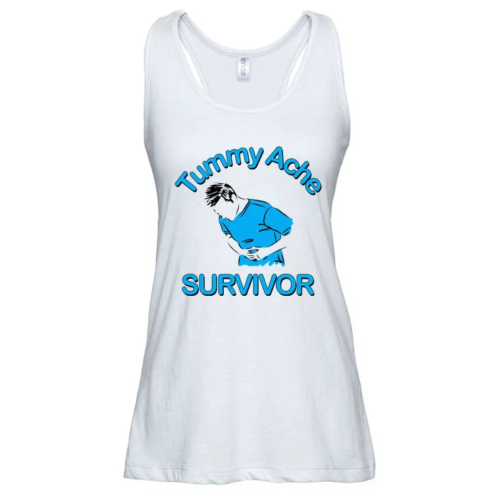 Tummy Ache Survivor Ladies Essential Flowy Tank