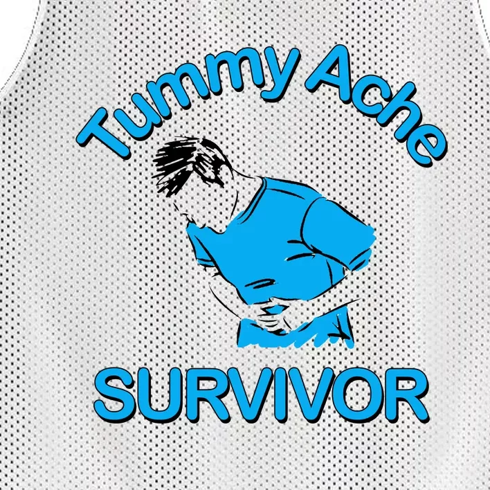 Tummy Ache Survivor Mesh Reversible Basketball Jersey Tank