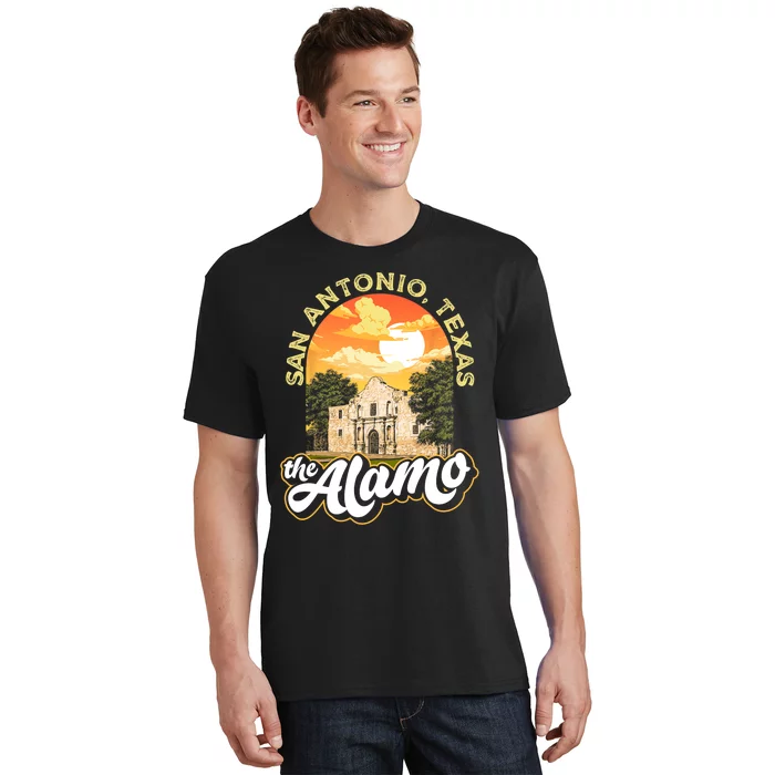 The Alamo San Antonio Texas Mission Vintage Retro Remember T-Shirt