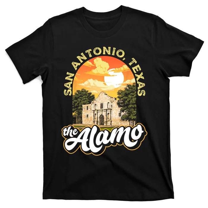 The Alamo San Antonio Texas Mission Vintage Retro Remember T-Shirt