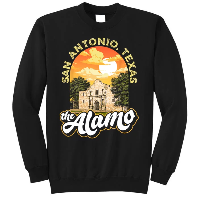 The Alamo San Antonio Texas Mission Vintage Retro Remember Tall Sweatshirt