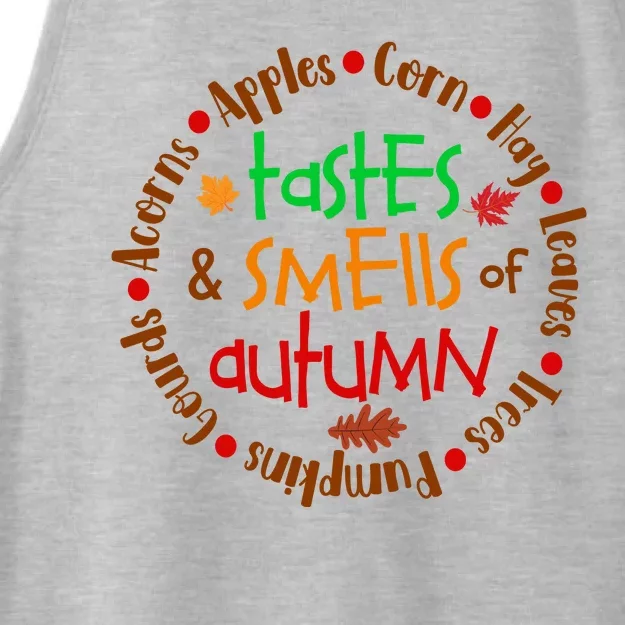 Tastes And Smells Of Autumn Ladies Tri-Blend Wicking Tank