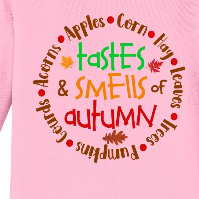 Tastes And Smells Of Autumn Baby Long Sleeve Bodysuit