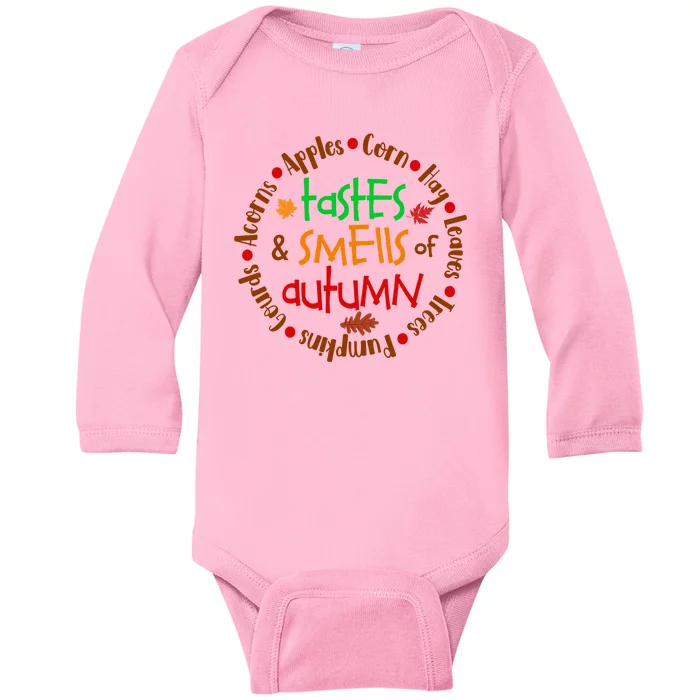 Tastes And Smells Of Autumn Baby Long Sleeve Bodysuit