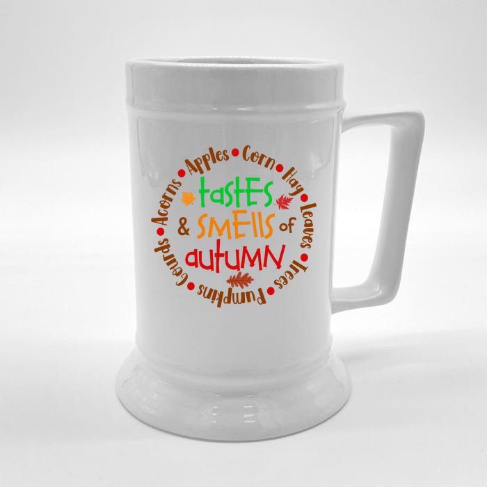 Tastes And Smells Of Autumn Front & Back Beer Stein