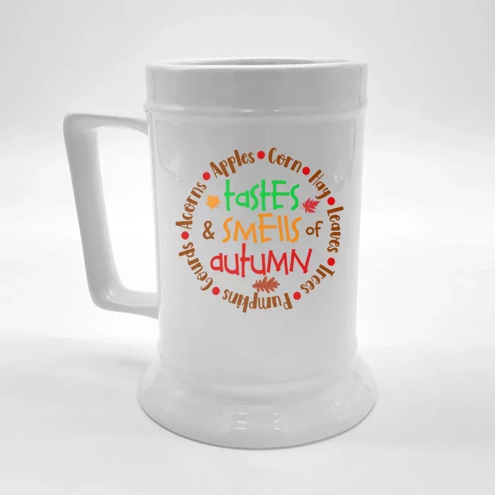 Tastes And Smells Of Autumn Front & Back Beer Stein