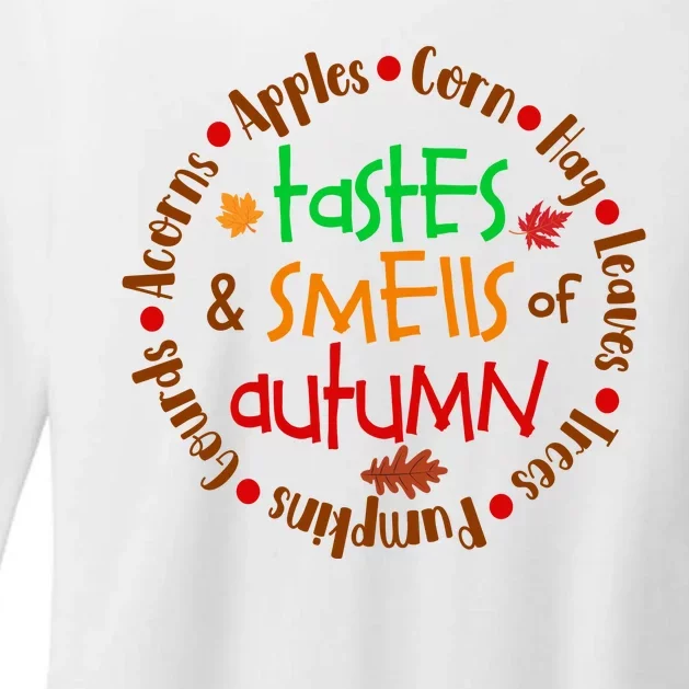 Tastes And Smells Of Autumn Womens CVC Long Sleeve Shirt