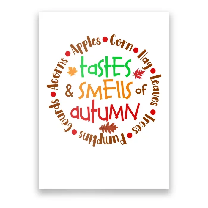 Tastes And Smells Of Autumn Poster