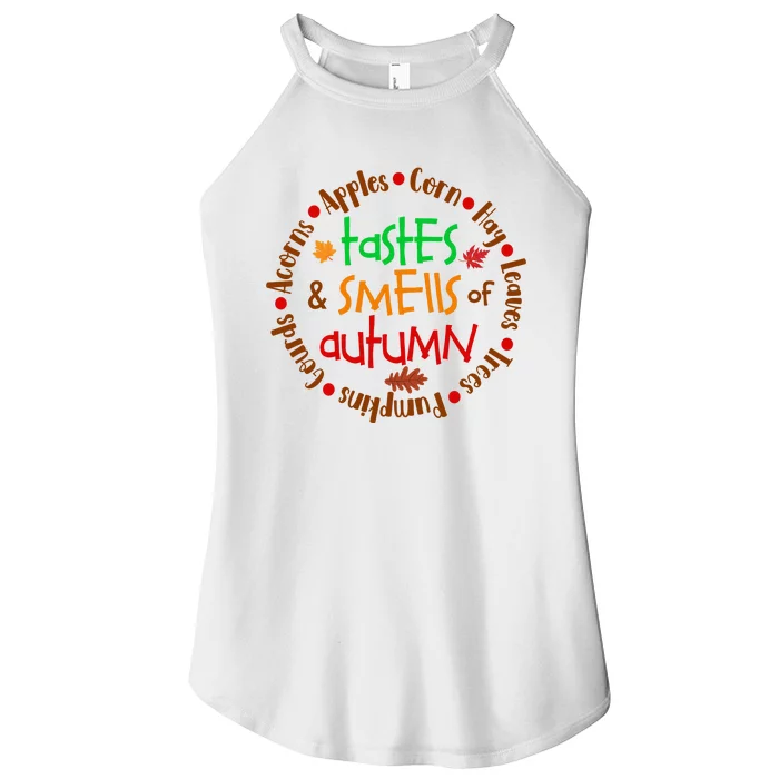 Tastes And Smells Of Autumn Women’s Perfect Tri Rocker Tank