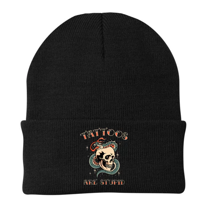 Tattoos Are Stupid Tattoo Artist Knit Cap Winter Beanie