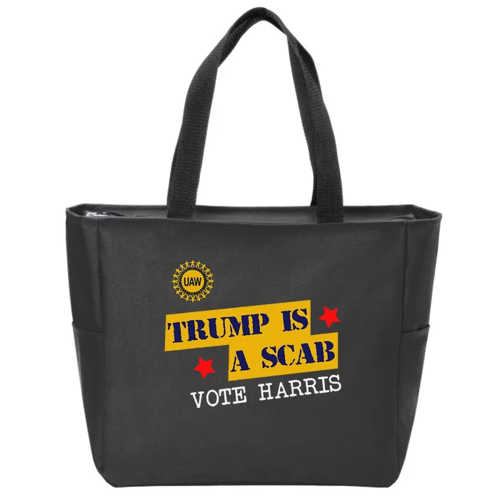 Trumps A Scab Zip Tote Bag