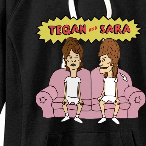 Tegan And Sara B & B Women's Fleece Hoodie