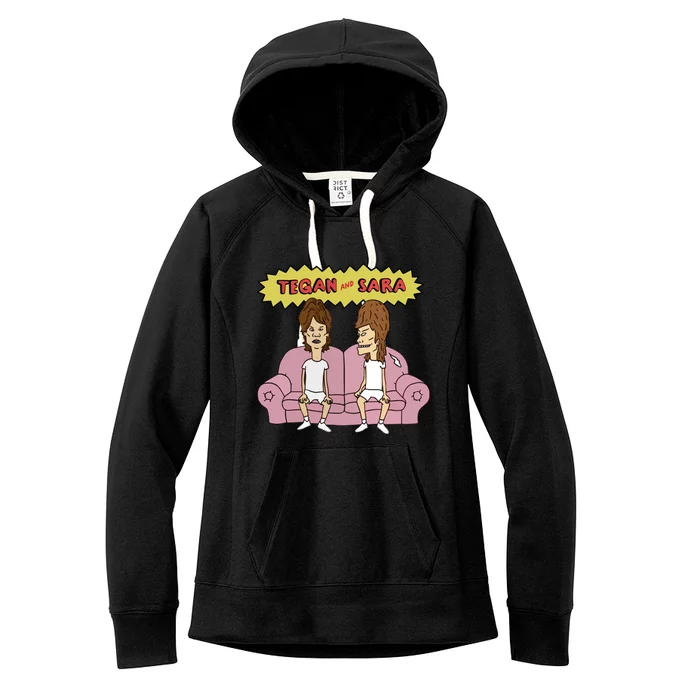 Tegan And Sara B & B Women's Fleece Hoodie