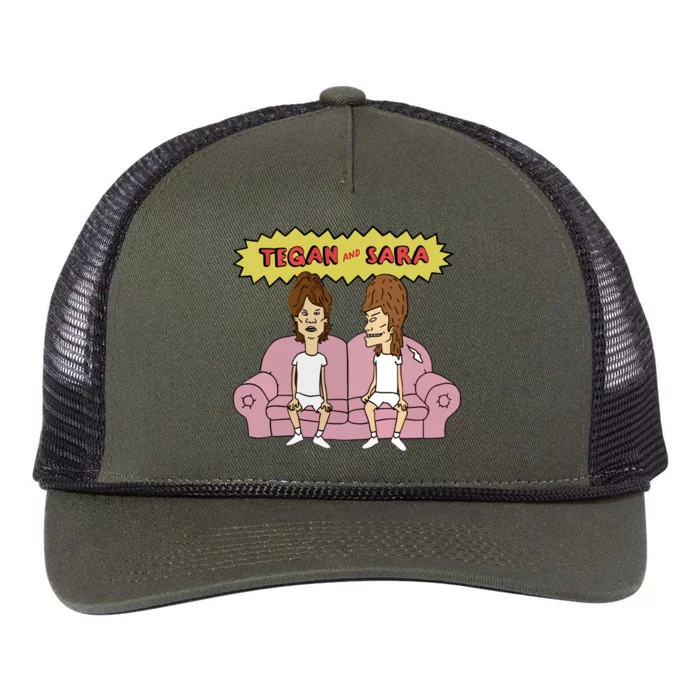 Tegan And Sara B & B Retro Rope Trucker Hat Cap