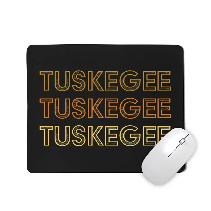 Tuskegee Al Souvenir Local Tuskegee Design Mousepad