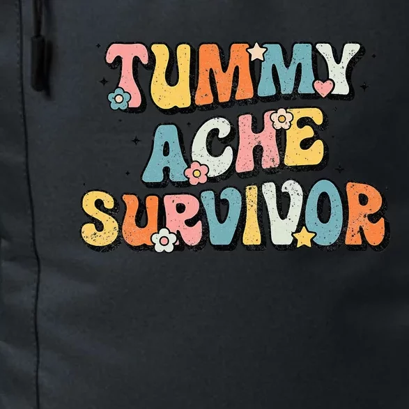 Tummy Ache Survivor Stomach Ache Vintage Daily Commute Backpack