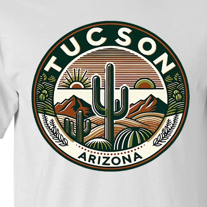 Tucson Arizona Southwestern Saguaro Cacti Desert Landscape Tall T-Shirt