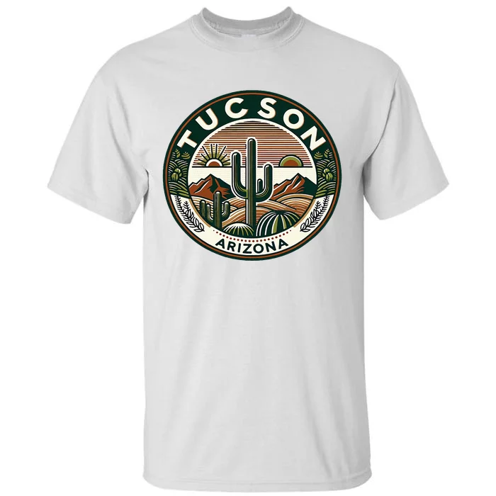 Tucson Arizona Southwestern Saguaro Cacti Desert Landscape Tall T-Shirt