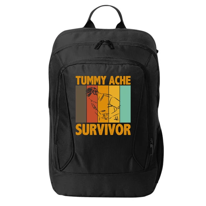 Tummy Ache Survivor Vintage City Backpack