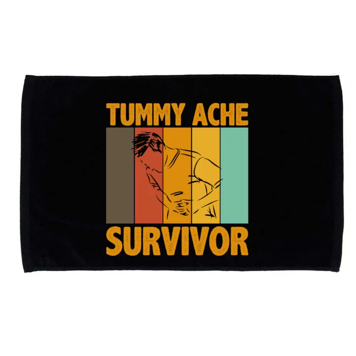 Tummy Ache Survivor Vintage Microfiber Hand Towel