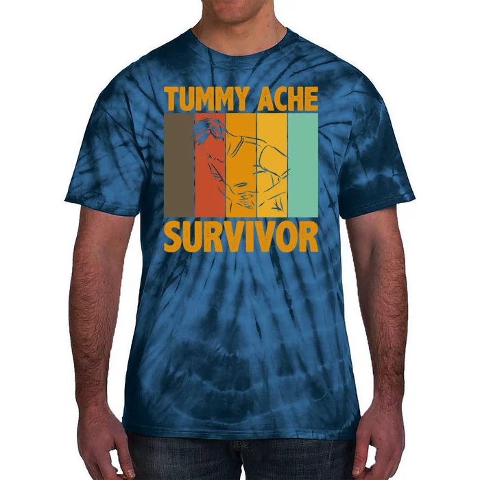 Tummy Ache Survivor Vintage Tie-Dye T-Shirt