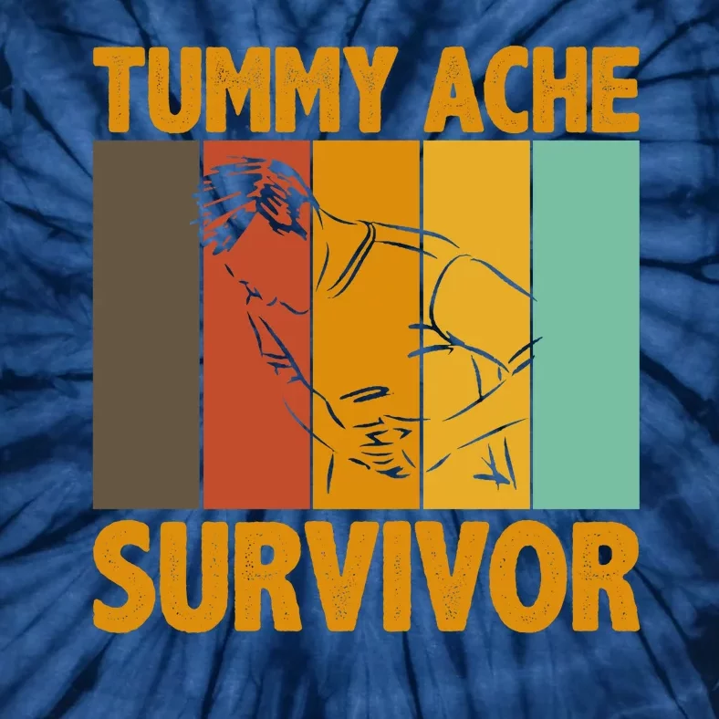 Tummy Ache Survivor Vintage Tie-Dye T-Shirt