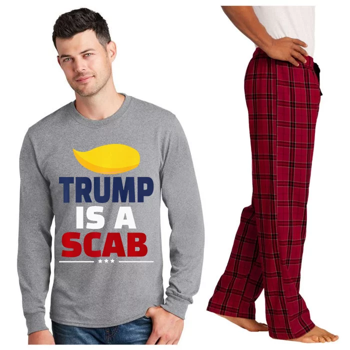 Trump’S A Scab Trump Is A Scab Premium Long Sleeve Pajama Set