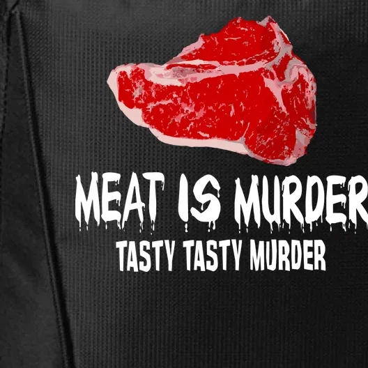 Tasty Meat Is Murder City Backpack