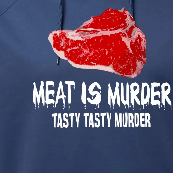 Tasty Meat Is Murder Performance Fleece Hoodie