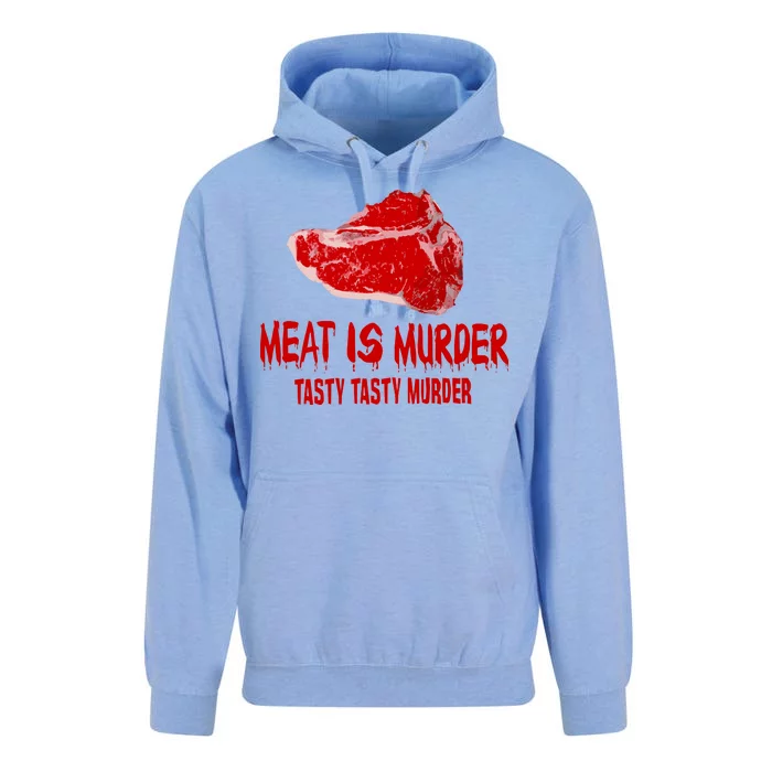 Tasty Meat Is Murder Unisex Surf Hoodie