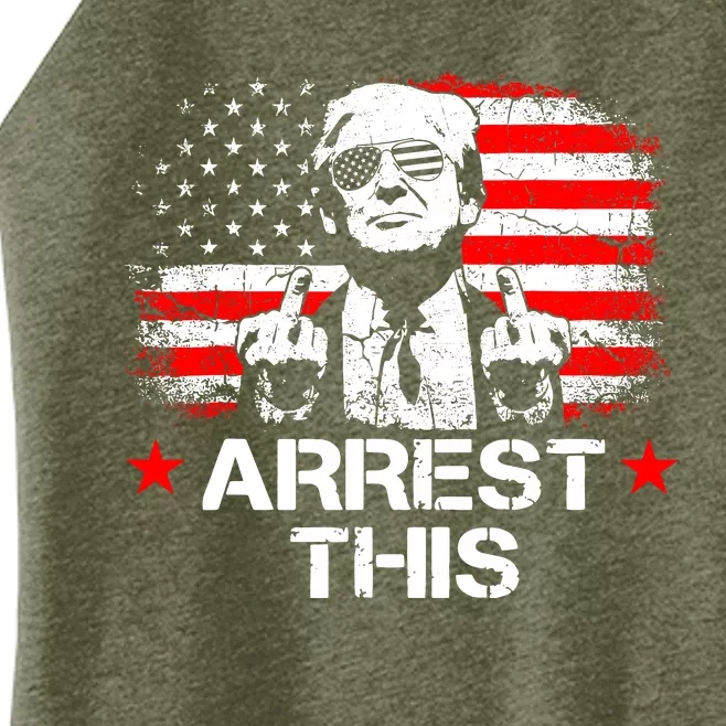 Trump Arrest This Funny Trump 2024 Convicted Felon Women’s Perfect Tri Rocker Tank