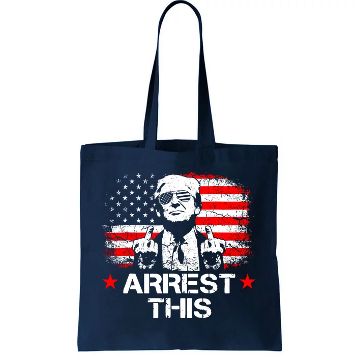 Trump Arrest This Funny Trump 2024 Convicted Felon Tote Bag